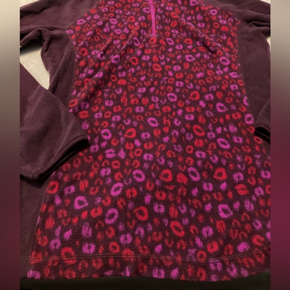 Columbia Purple and Pink Fleece Pullover - Picture 2 of 7